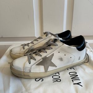 Golden Goose Superstar White Ice Black - Womens 7.5 (38)